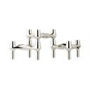 Portacandele in set in metallo 3 pz BMF – STOFF Nagel