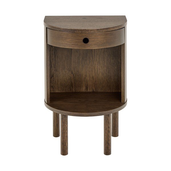 Comodino colore naturale scuro con effetto rovere Paron – Actona