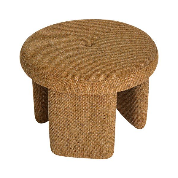 Pouf colore senape Rocco - Hübsch-image-2