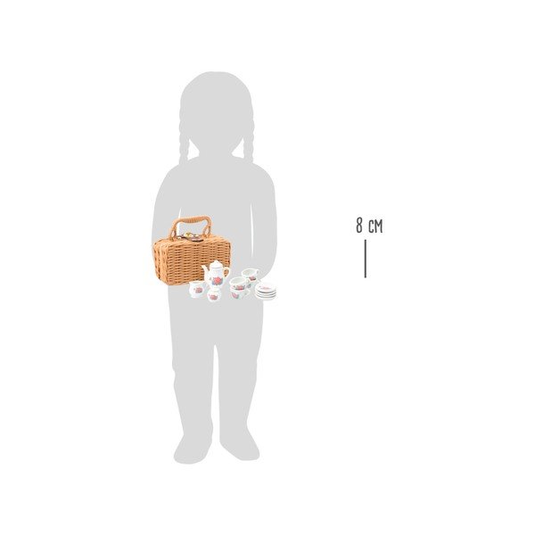 Set di 14 pezzi in porcellana per bambini con astuccio Caffè - Legler-image-2