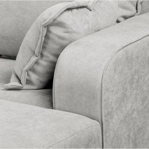 Divano angolare grigio chiaro (angolo destro) Beata - Ropez-image-1