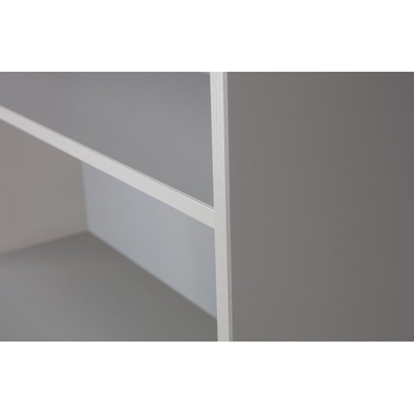 Libreria modulare in legno di pino grigio chiaro 78x200 cm Madu - WOOOD-image-1