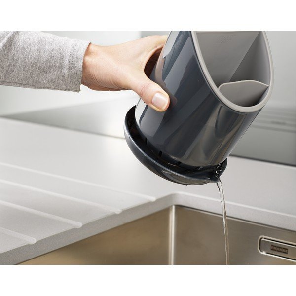 Portaposate e utensili da cucina grigio Dock - Joseph Joseph-image-1