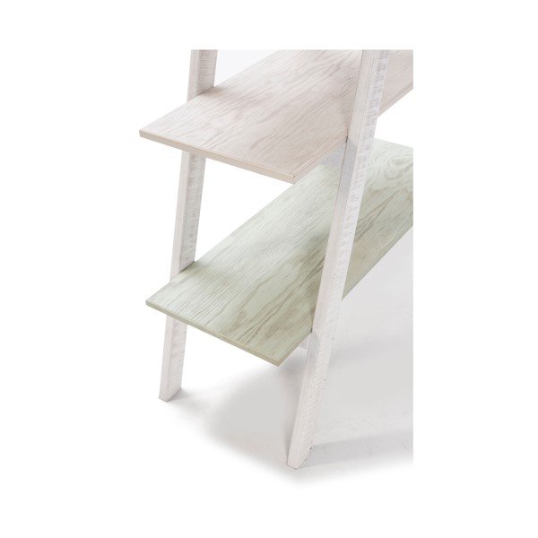 Libreria per bambini bianca con struttura in legno di pino Perlé - Marckeric-image-4