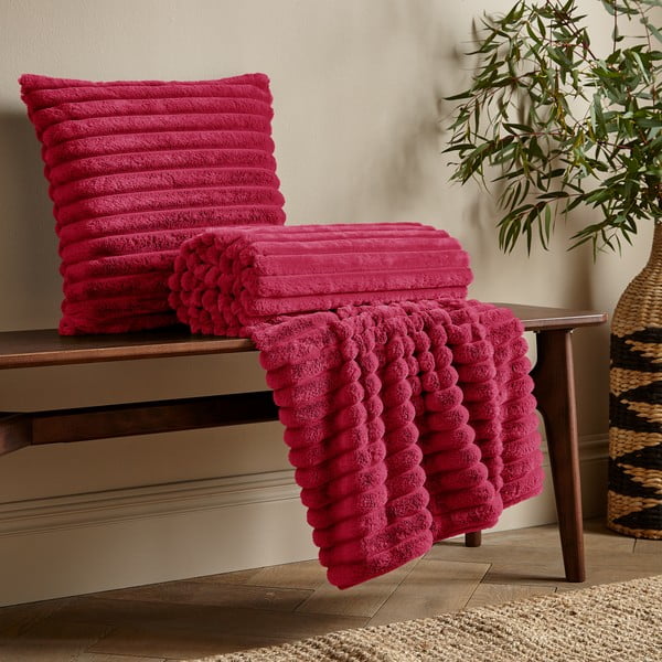 Cuscino decorativo 45x45 cm Cosy Ribbed - Catherine Lansfield-image-3