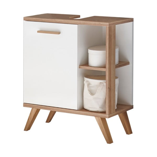 Mobile bianco sotto il lavabo 60x65 cm Set 923 - Pelipal