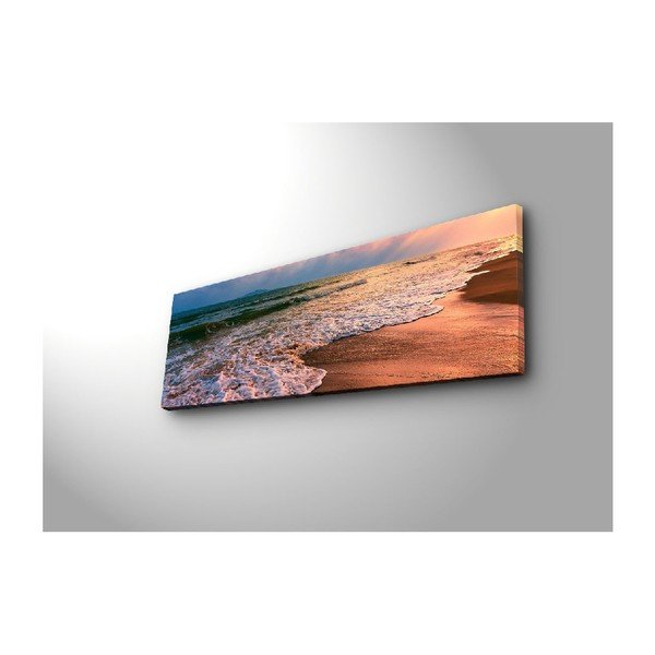 Quadro retroilluminato Spiaggia, 90 x 30 cm - Wallity-image-2