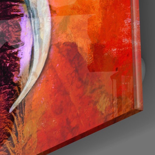 Pittura su vetro , 40 x 40 cm Revenge of the Elephant - Insigne-image-2