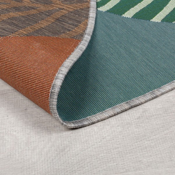 Tappeto verde rotondo per esterni ø 160 cm Eric - Flair Rugs-image-4