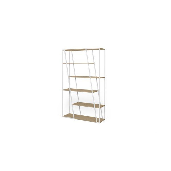 Scaffale bianco 120x197 cm Albi - TemaHome-image-2
