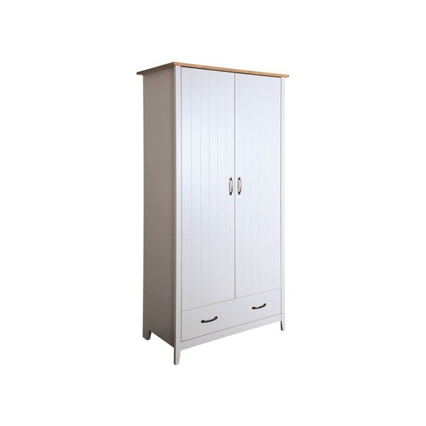 Armadio bianco , 192 x 99 cm Norfolk - Steens-image-4