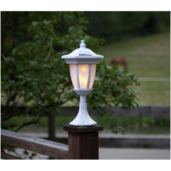 Apparecchio solare LED bianco per esterni Flame - Star Trading-image-1