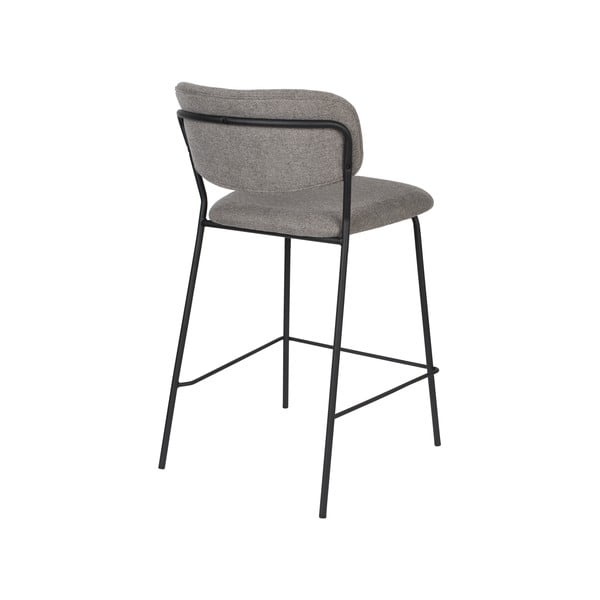 Sgabelli da bar grigi in set di 2 89 cm Jolien - White Label-image-4