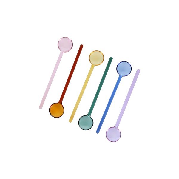 Set di cucchiaini da caffè in vetro 6 pz per 6 persone Tilly – ONA-image-4
