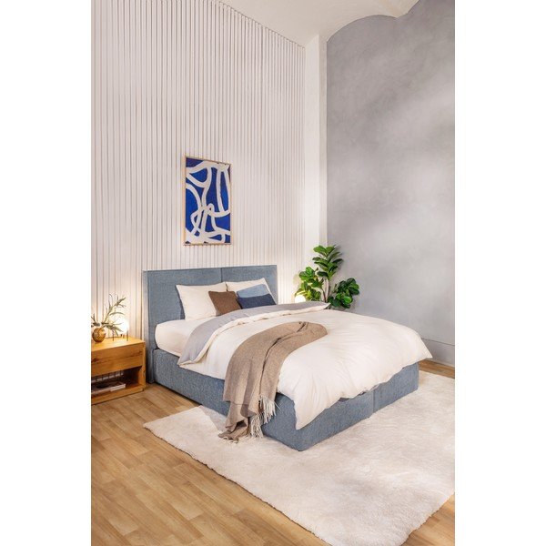 Letto boxspring blu 180x200 cm Olia Bold – Bonami Selection-image-1