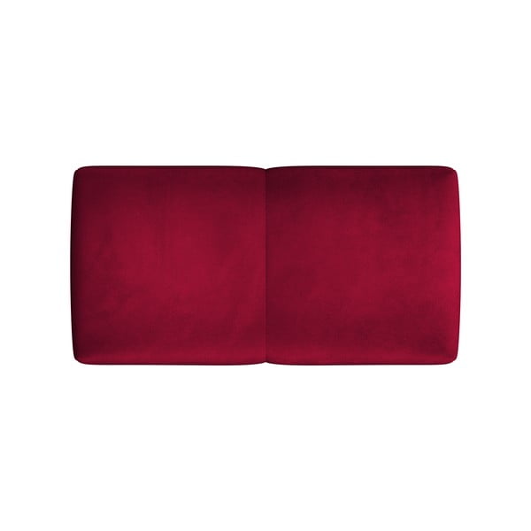 Bracciolo in velluto rosso per divano componibile Rome Velvet - Cosmopolitan Design-image-2