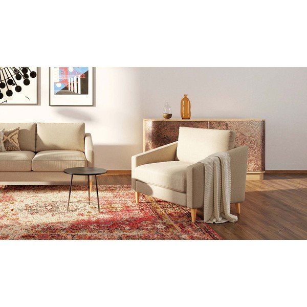 Poltrona relax beige Karoto - Ame Yens-image-3