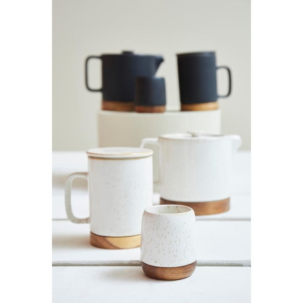 Tazza in gres crema 100 ml Nordika - Sema-image-1