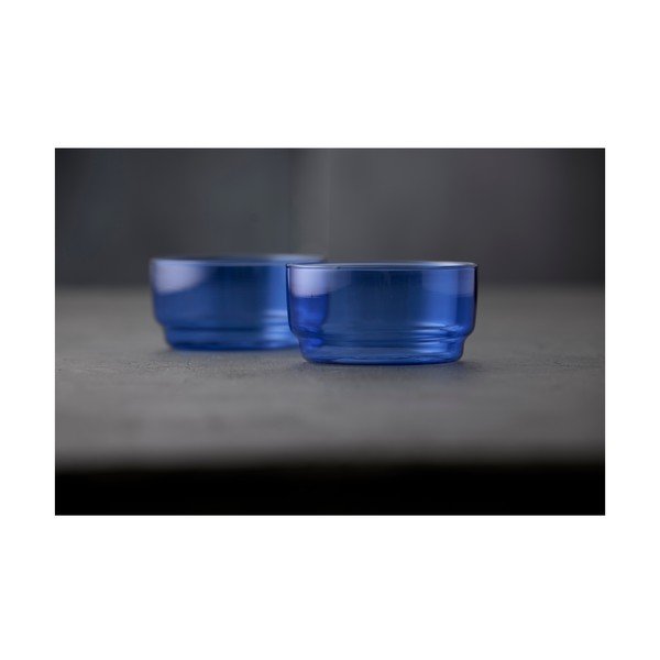 Ciotoline in set blu in vetro 2 pz 500 ml Torino – Lyngby Glas-image-2