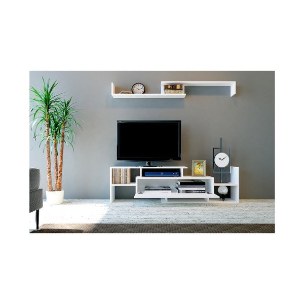 Televisore bianco 154x42 cm Dream - Kalune Design-image-3