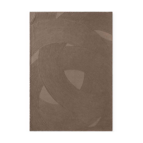 Tappeto marrone in lana 120x170 cm Kensington Victoria – Ted Baker