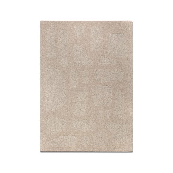 Tappeto grigio tortora in lana 160x230 cm Archipelagio – Micadoni 