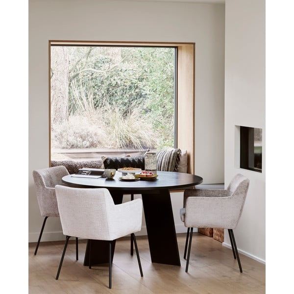 Tavolo da pranzo rotondo ø 129 cm Fries – WOOOD-image-1