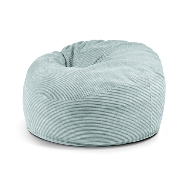 Puof a sacco color menta con rivestimento in velluto a coste Om 110 – SLOWDOWN