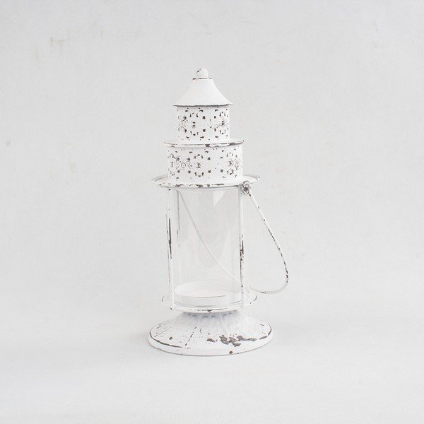 Lanterna in metallo bianco Athena - Dakls