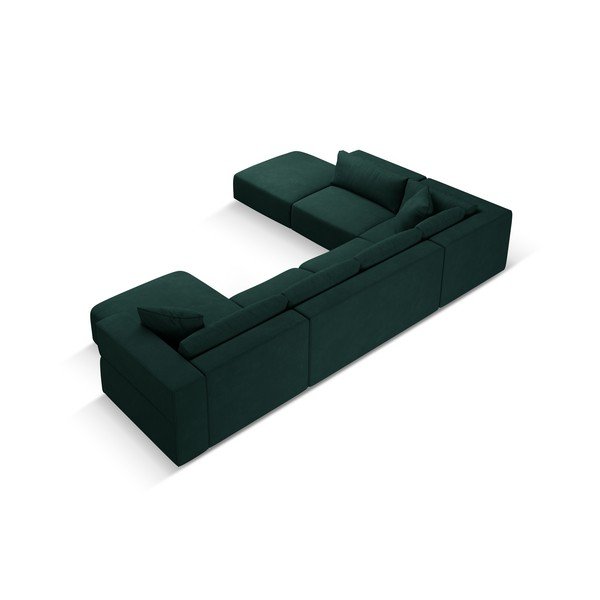 Angolo verde Divano a U, angolo sinistro Esther - Milo Casa-image-3