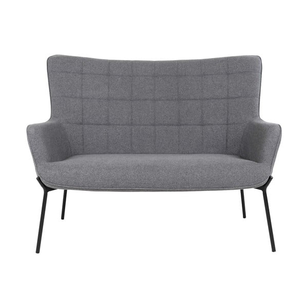 Divano grigio 128 cm Glasgow - House Nordic