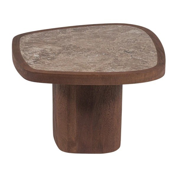 Tavolino da salotto marrone 60x70 cm Granu – WOOOD-image-3