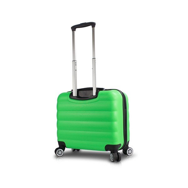 Valigia da viaggio verde su ruote con porta USB Valigia da cabina My Valice COLORS RESSNO - Myvalice