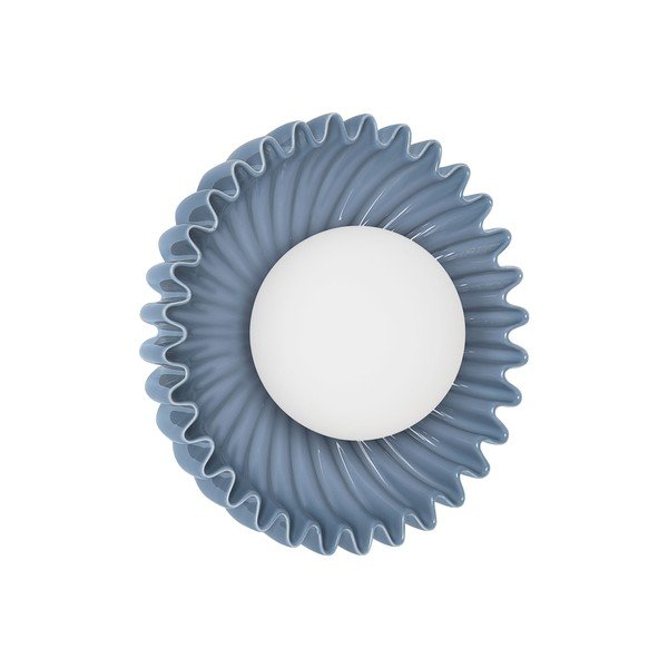 Lampada da parete blu in ceramica Petel – Nova Luce-image-3