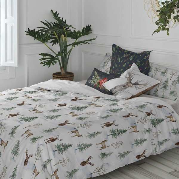 Set di 2 federe decorative in cotone Basic Mystical Winter - Happy Friday-image-1
