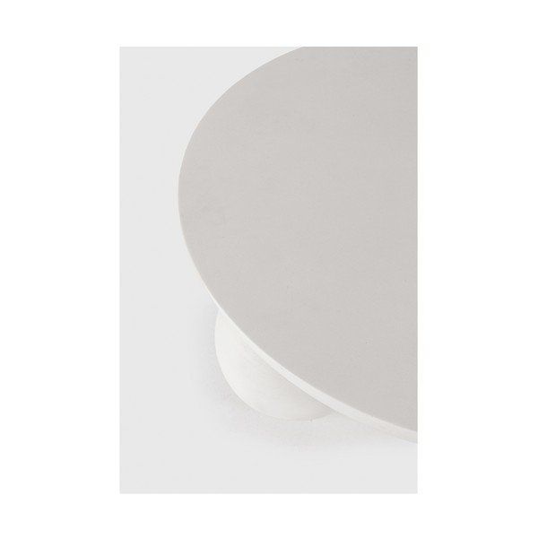 Tavolino da salotto rotondo beige in mango massiccio ø 90 cm Ailen – MOME-image-4