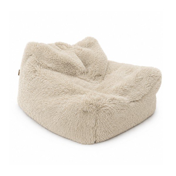 Pouf a sacco per bambini beige Mammoth – Meowbaby