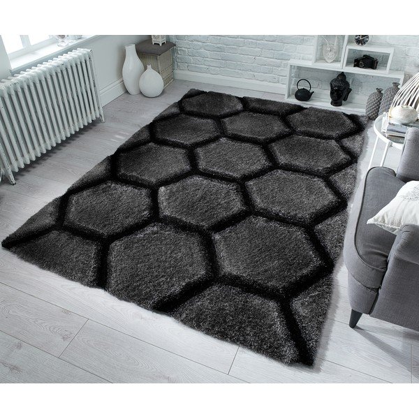 Tappeto Verge Honeycomb, 80 x 150 cm - Flair Rugs-image-4