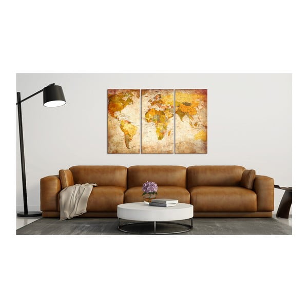 Tavola con mappamondo in più parti Bimago , 120 x 80 cm Antique Travel - Artgeist-image-2