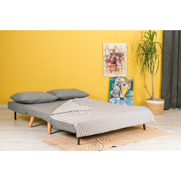Divano letto grigio 120 cm Folde - Artie-image-4