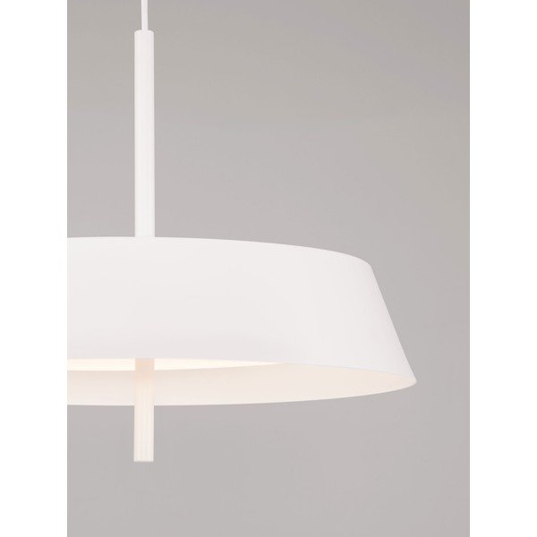 Lampadario LED bianco in alluminio con intensità regolabile ø 45 cm Velio – Nova Luce-image-3
