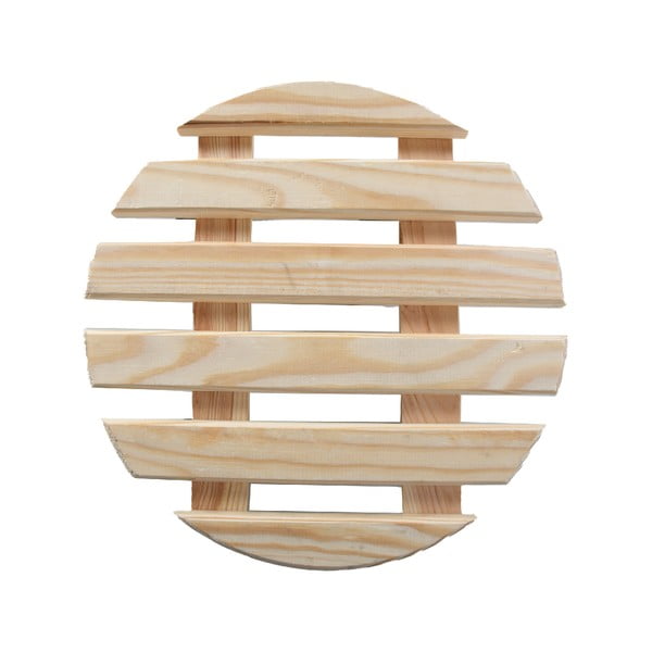 Supporto rotante per vaso in legno ø 29 cm (altezza totale 8 cm) Indoor – Esschert Design-image-3