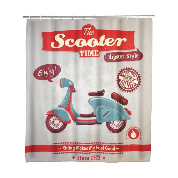Retro sprchový závěs Wenko Scooter