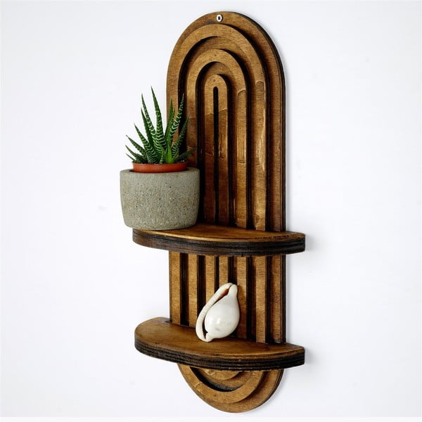 Scaffale a castello marrone 40 cm Raf - Kalune Design-image-2