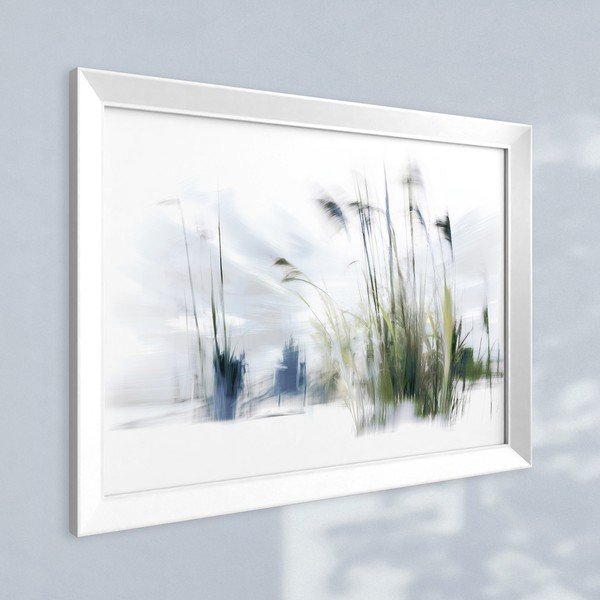 Dipinto stampato con cornice inclusa 56x75 cm Blue Grasses – Styler-image-3