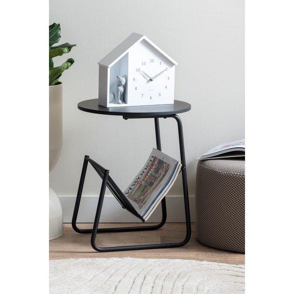 Tavolino rotondo in metallo ø 40 cm Riqueza Revista – Leitmotiv-image-1