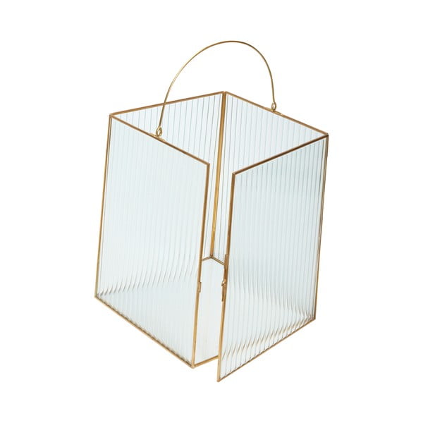 Set di 2 lanterne in vetro altezza 31 cm Ripple - Hübsch-image-2