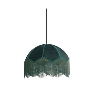 Lampadario in colore petrolio con paralume in tessuto ø 50 cm Malacia - Light & Living