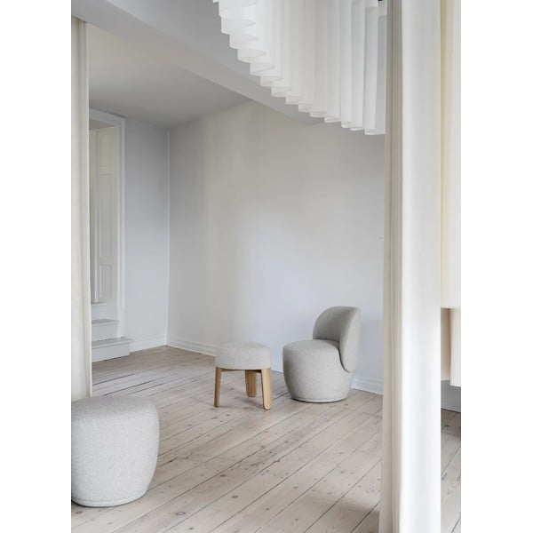 Divano bouclé grigio 137,5 cm Kuon - Blomus-image-4