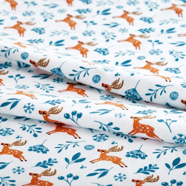 Biancheria da letto in flanella per letto matrimoniale, 200 x 200 cm Snuggy Northpole - AmeliaHome-image-1